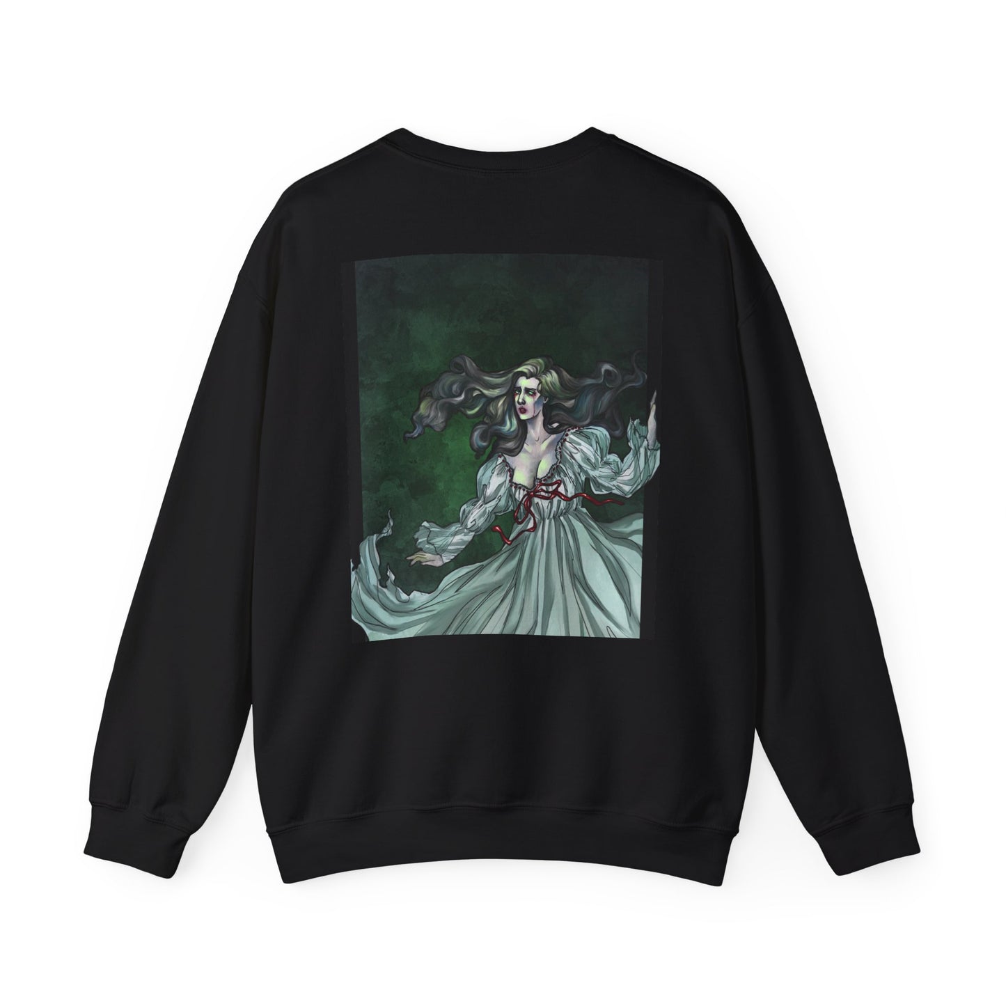 The Veneficium Feminae Ghost | Unisex Heavy Blend™ Crewneck Sweatshirt