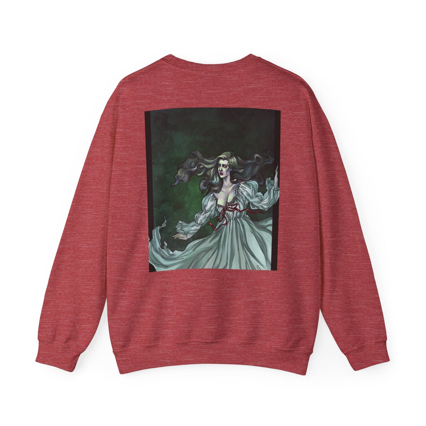 The Veneficium Feminae Ghost | Unisex Heavy Blend™ Crewneck Sweatshirt