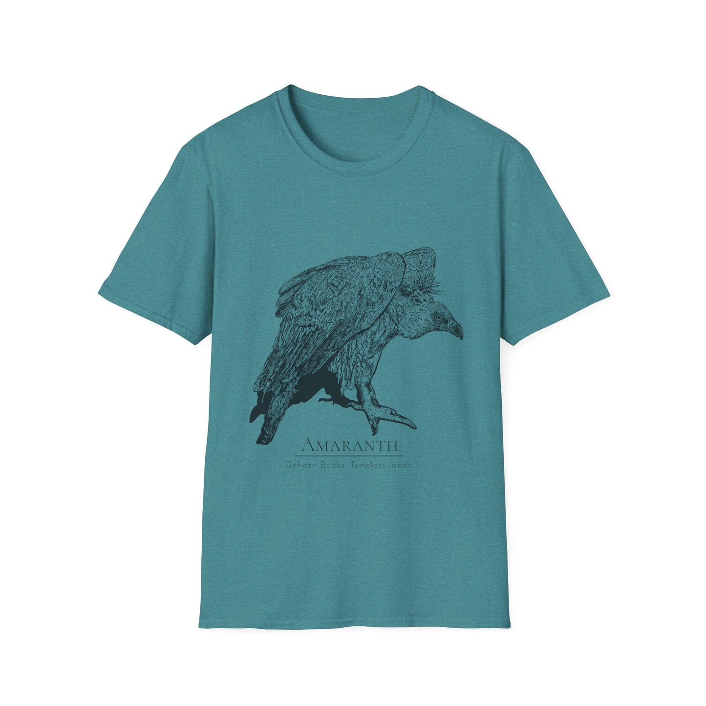 Amaranth Vulture | Graphic Unisex Softstyle T-Shirt - Eco-Friendly Fashion