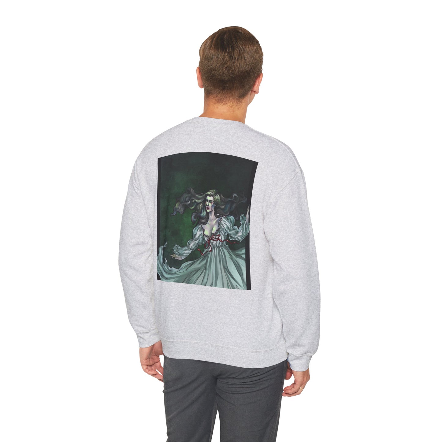 The Veneficium Feminae Ghost | Unisex Heavy Blend™ Crewneck Sweatshirt