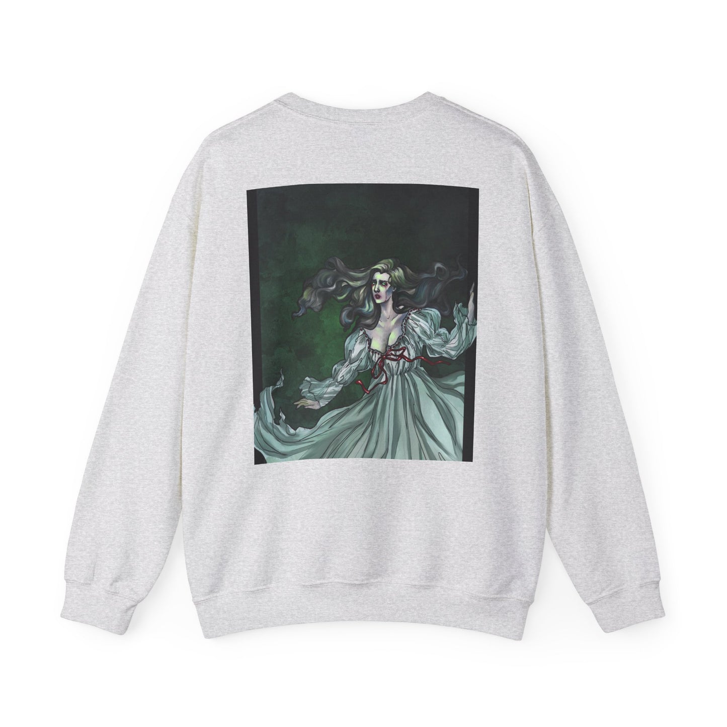 The Veneficium Feminae Ghost | Unisex Heavy Blend™ Crewneck Sweatshirt