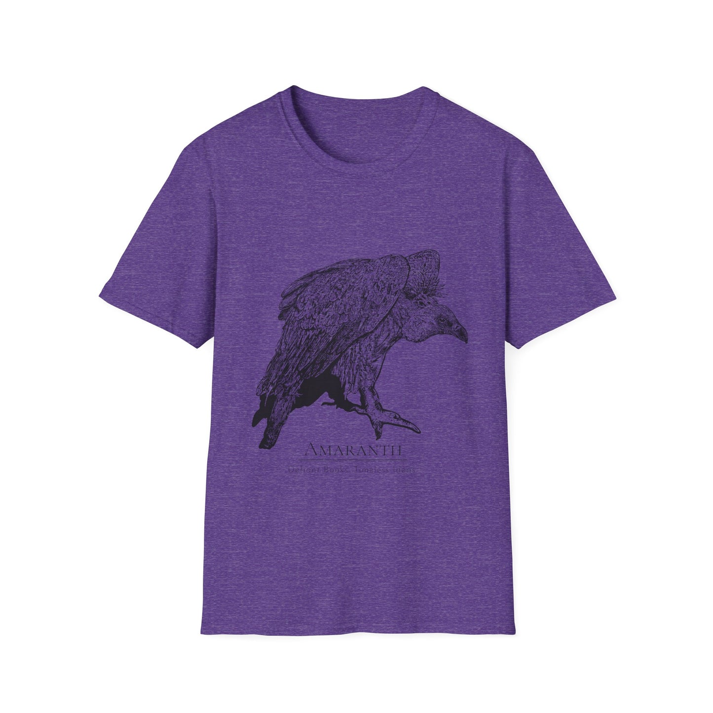 Amaranth Vulture | Graphic Unisex Softstyle T-Shirt - Eco-Friendly Fashion