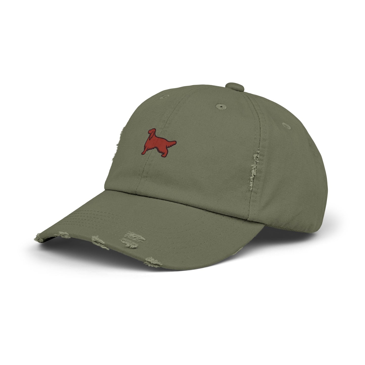 Double Track Distressed Cap