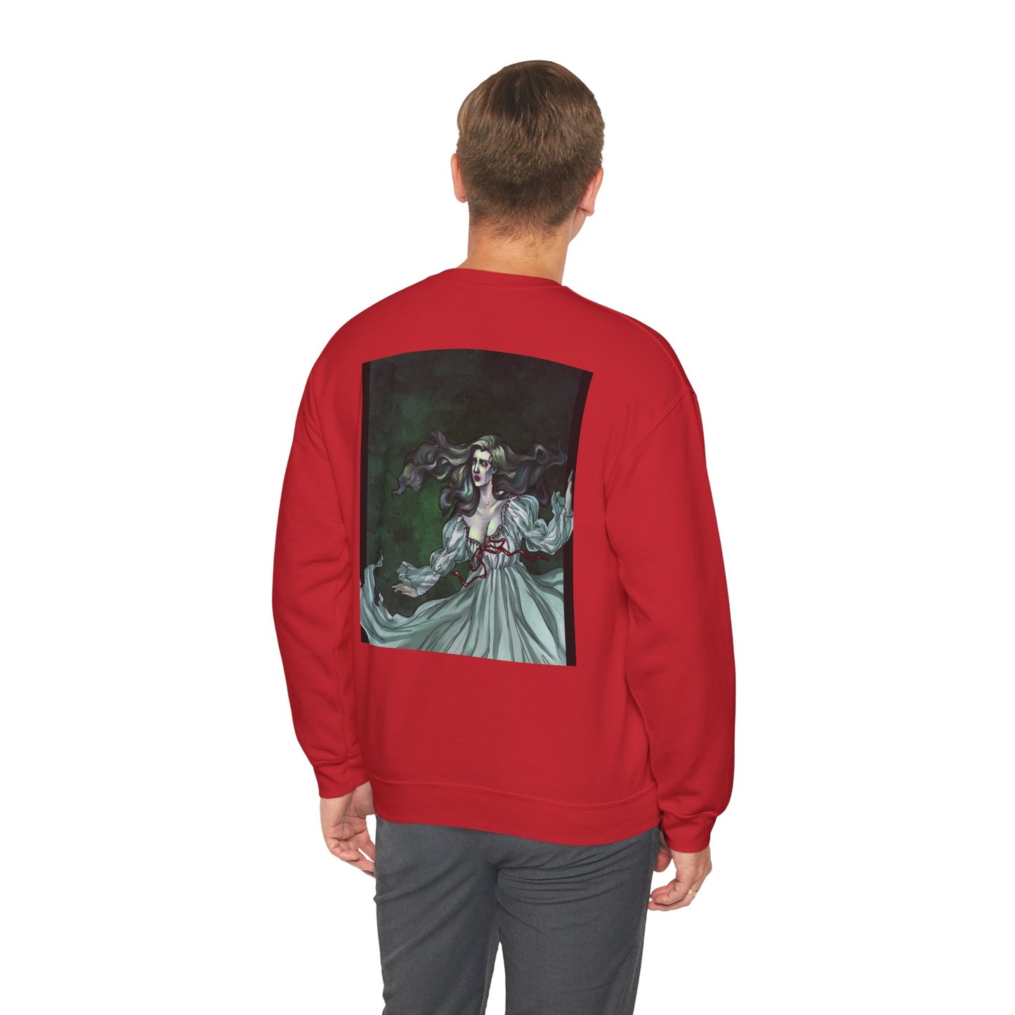 The Veneficium Feminae Ghost | Unisex Heavy Blend™ Crewneck Sweatshirt