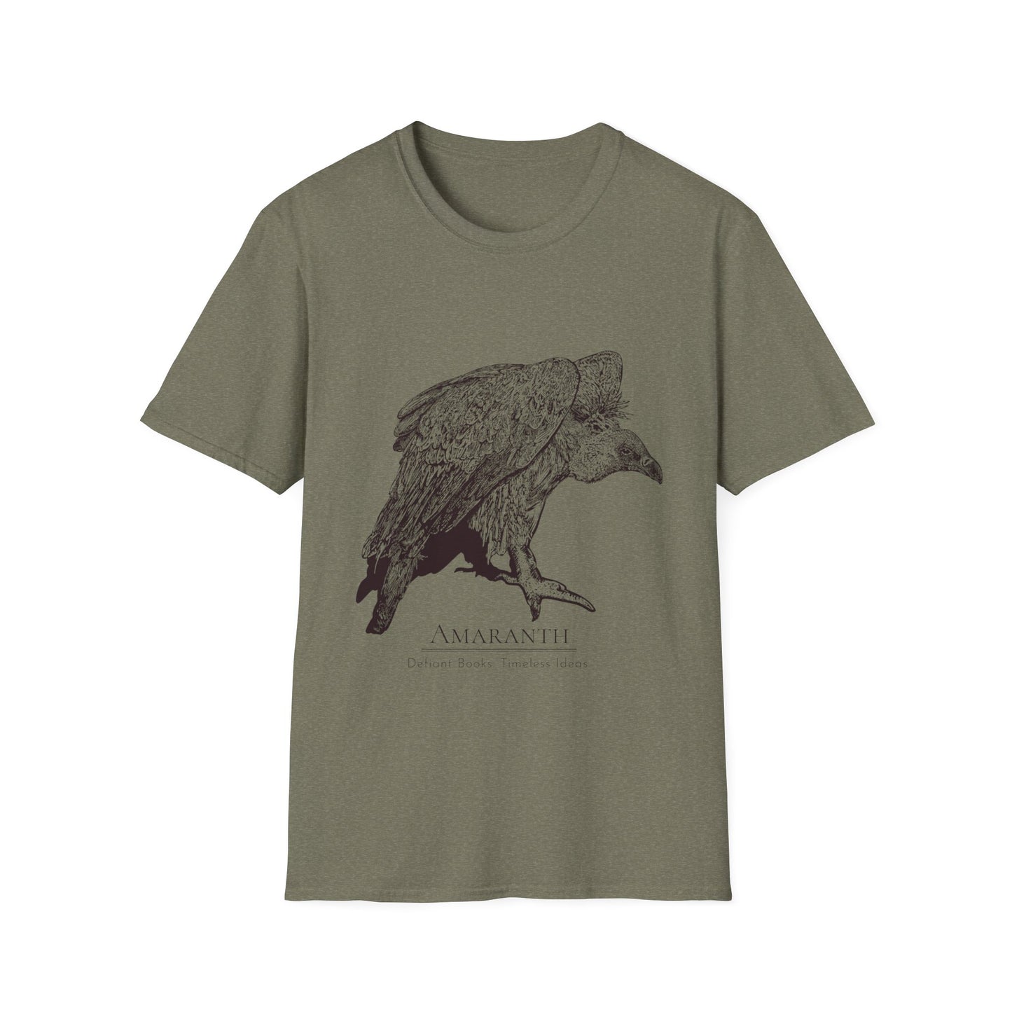 Amaranth Vulture | Graphic Unisex Softstyle T-Shirt - Eco-Friendly Fashion