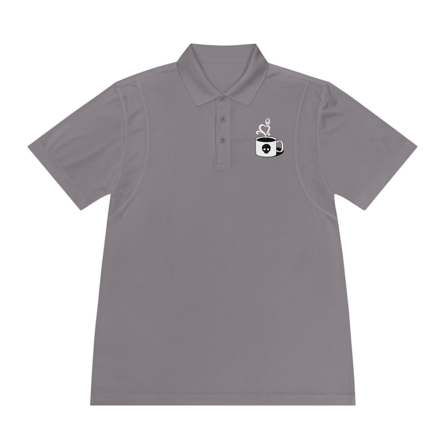 Amaranth Cup of Death Logo Men's Sport Polo Shirt