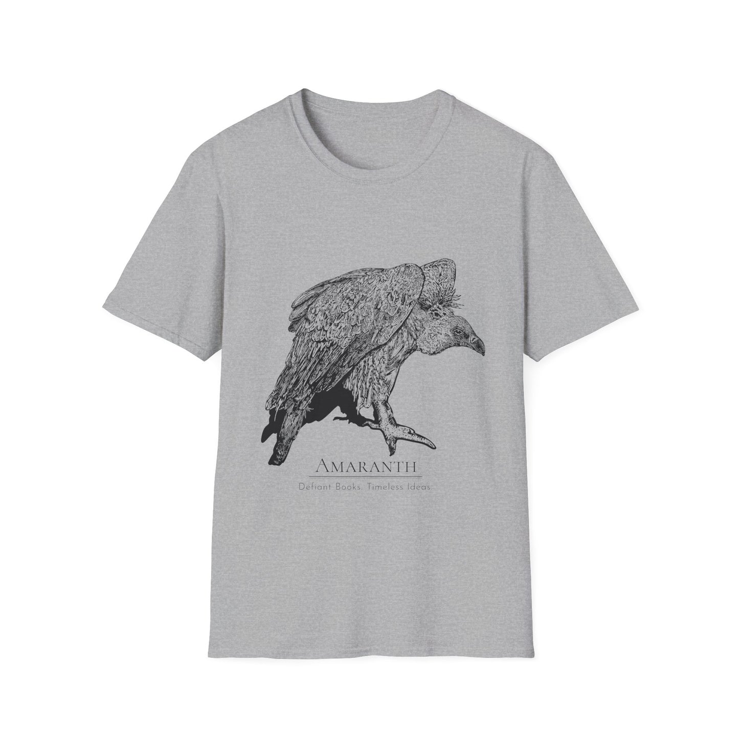 Amaranth Vulture | Graphic Unisex Softstyle T-Shirt - Eco-Friendly Fashion