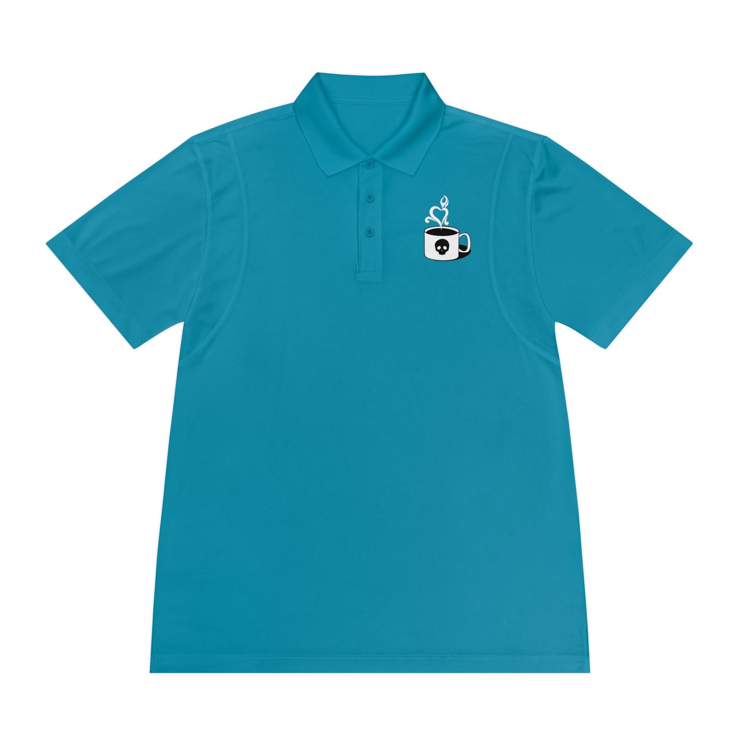 Amaranth Cup of Death Logo Men's Sport Polo Shirt