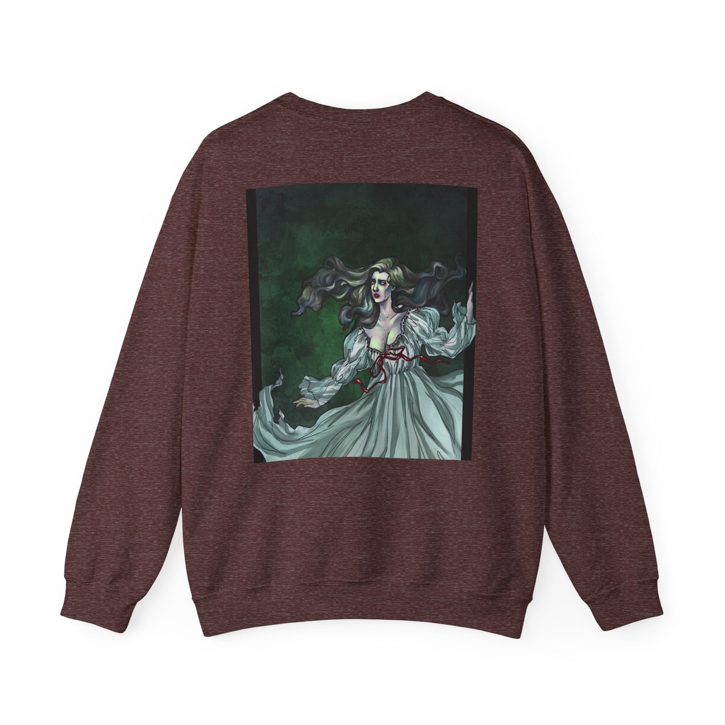 The Veneficium Feminae Ghost | Unisex Heavy Blend™ Crewneck Sweatshirt