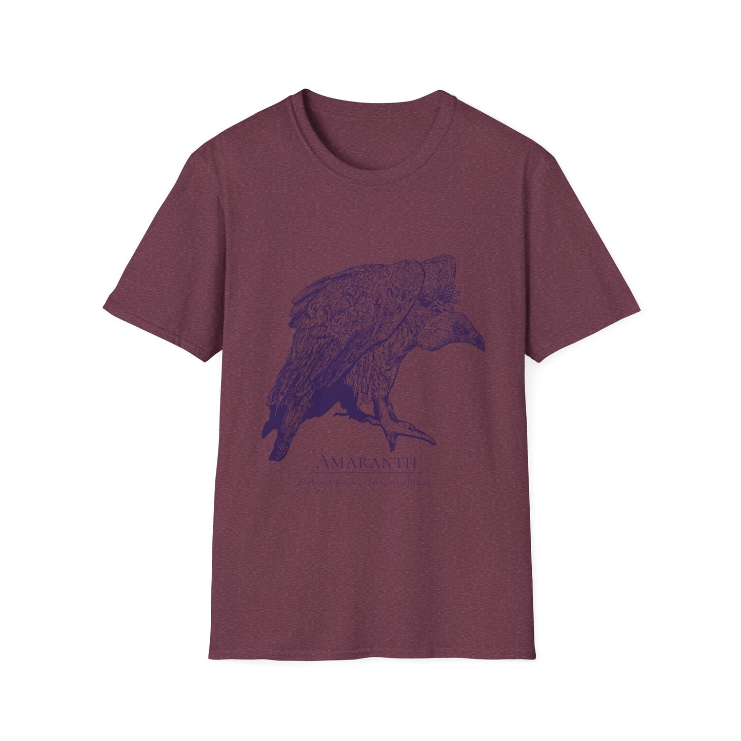 Amaranth Vulture | Graphic Unisex Softstyle T-Shirt - Eco-Friendly Fashion