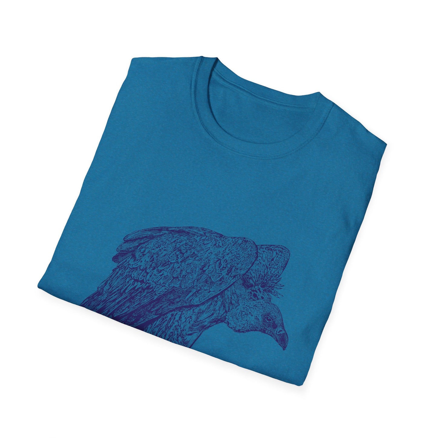 Amaranth Vulture | Graphic Unisex Softstyle T-Shirt - Eco-Friendly Fashion