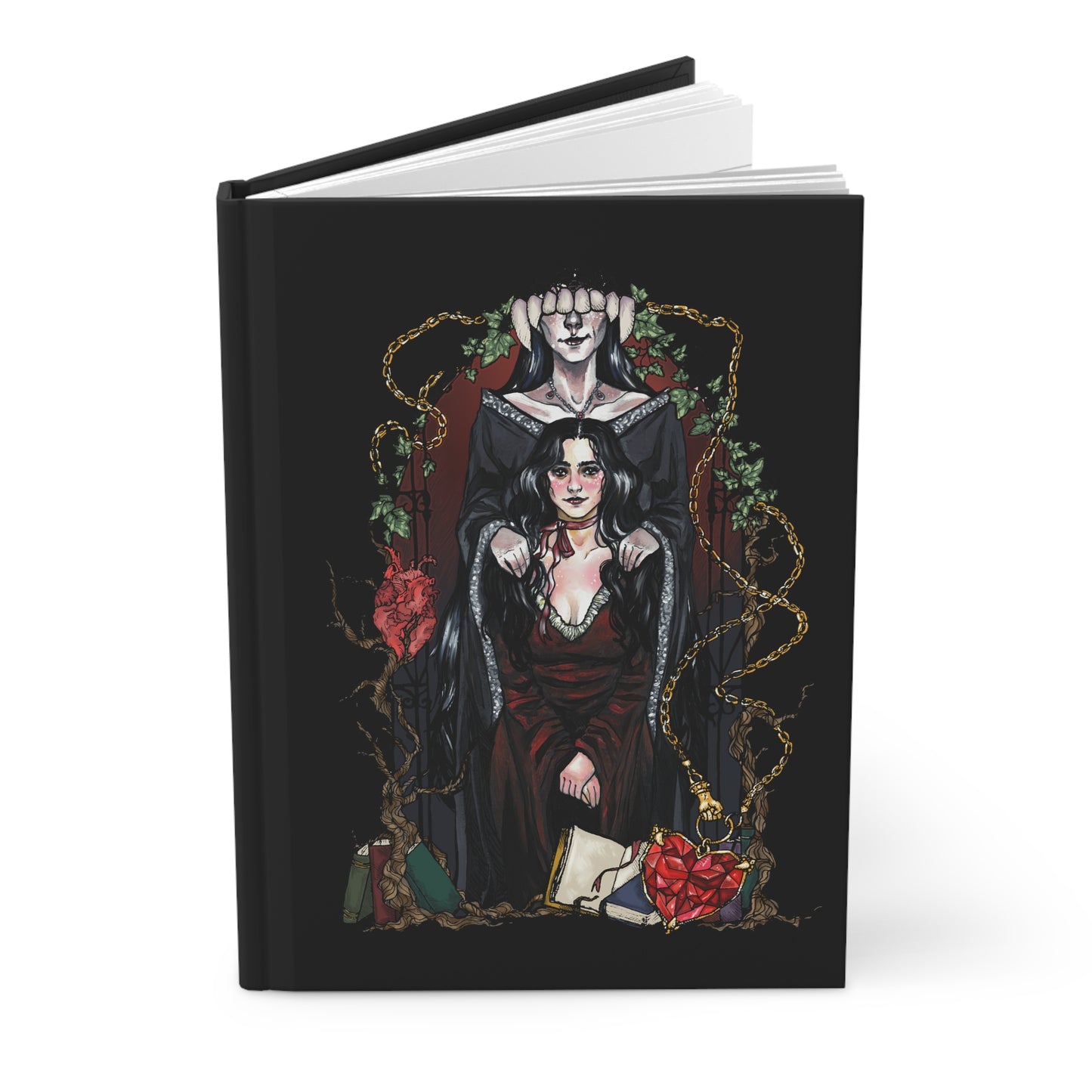 Bone White, Blood Red | Hardcover Journal Matte