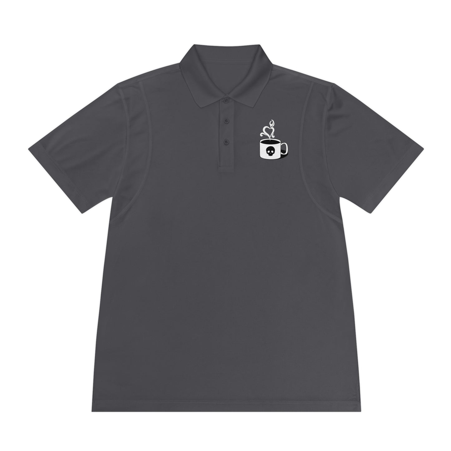 Amaranth Cup of Death Logo Men's Sport Polo Shirt