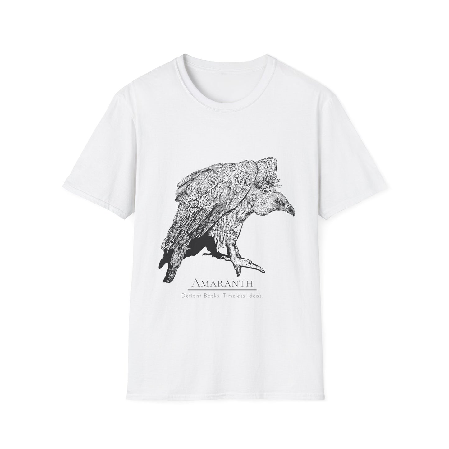 Amaranth Vulture | Graphic Unisex Softstyle T-Shirt - Eco-Friendly Fashion
