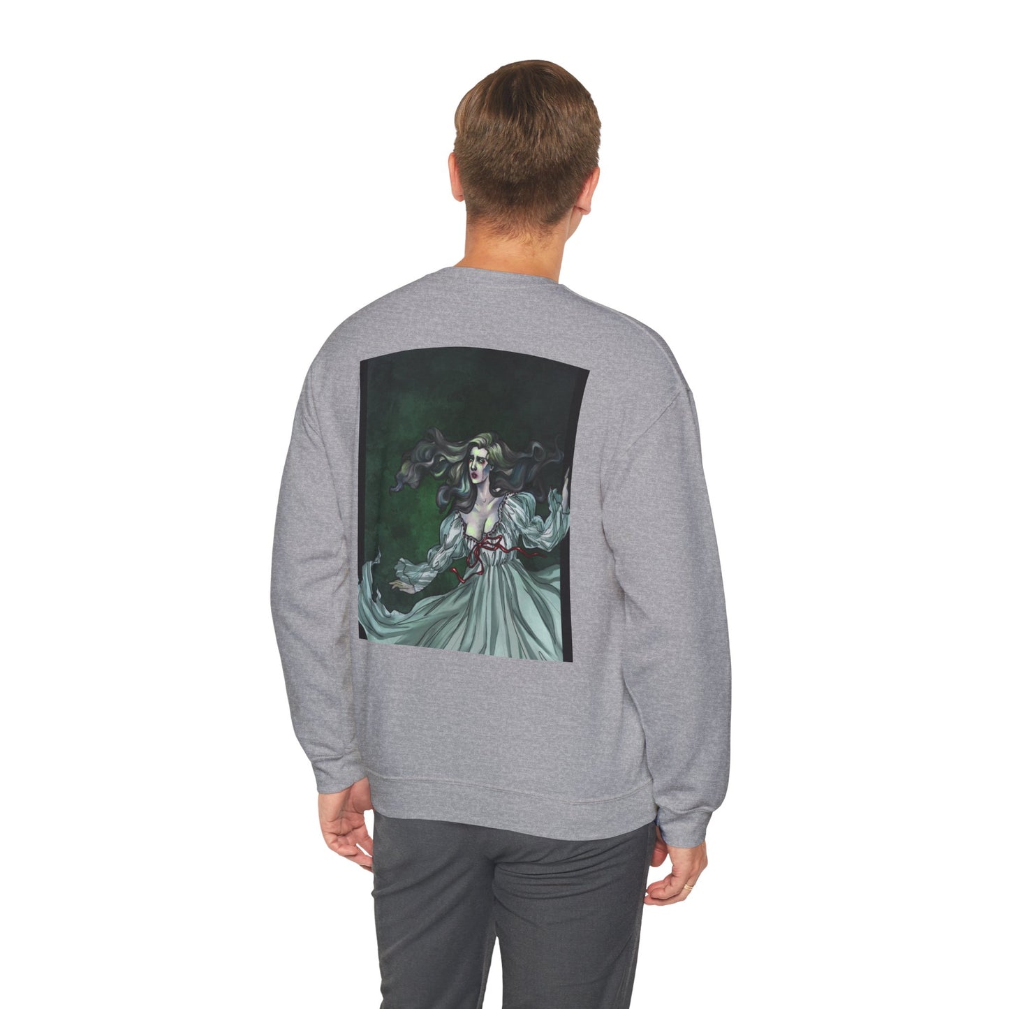 The Veneficium Feminae Ghost | Unisex Heavy Blend™ Crewneck Sweatshirt